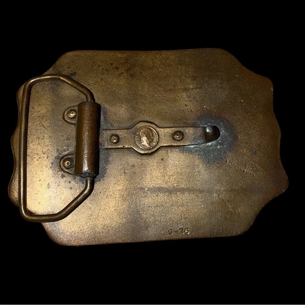 Vintage America's Heroes Belt Buckle